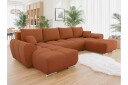 Simerly Sovesofa Dobbeldivan 4 seter   Oransje