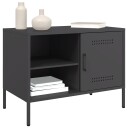  TV-benker 2 stk svart 68x39x50,5 cm stål 842995