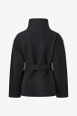 Gina Tricot   Jakke High Neck Wool Blend Jacket   Svart