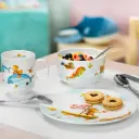 Villeroy & Boch Happy as a Bear barneservise og bestikk 7 deler