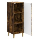  Serviesskap Røkt Eik 33 x 34,5 x 90 cm Konstruert tre