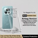 Honor Magic6 Pro Imak Drop-Proof TPU-deksel Gjennomsiktig