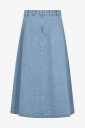 co’couture   Denim skjørt Antocc Anya Pleat Skirt   Blå