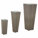 vidaXL Utendørs sett 3 pcs Metall
