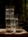 Ferm Living Boya Glass Høy 2 pk Smoked Grey