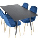 Venture Home Spisegruppe Venture Home Dipp med 4 Polar Stoler GR20003