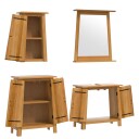  Baderomsskapsett 4 deler heltre furu 8721012984554