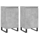 vidaXL Skjenker 2 stk betonggrå 40x35x70 cm konstruert tre