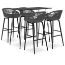  Barsett 5 deler svart og grå 8720286172209