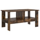 vidaXL Kaffebord Røkt eik 90 x 50 x 45 cm Konstruert tre