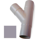 Plastmo grenrør Ø75x75mm 75° grå gray 75 mm