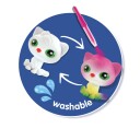 SES Creative Blow Pens Decorate 3 Kittens S14334