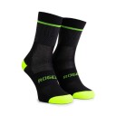 Rogelli Hero 2 Sykkelstrømper Svart/Fluorescerende Grønn