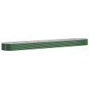 vidaXL Høybed galvanisert stål 544x100x36 cm grønn