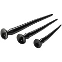 Hosed Slim Tapered Anal Hose Set - Black