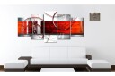 Bilde Emphasis Red Theme 100x50 Artgeist sp. z o. o.