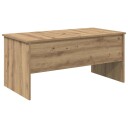 vidaXL Kaffebord artisan eik 102 x 50,5 x 46,5 cm Konstruert tre