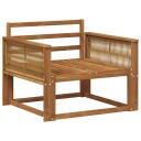 vidaXL Ute Midt Sofa Solid akasietre Naturlig 83 x 91 x 73 cm