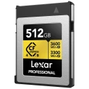 Lexar Professional CFexpress 4.0 Pro Gold   3600MB/s   512GB
