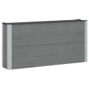 vidaXL Høybed Grå 150 x 30 x 72 cm WPC og Aluminium