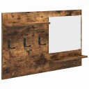  Vegghengt kleshenger Røkt eik 90 x 10 x 50 cm Konstruert tre