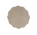 Shell teppe rund beige