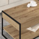  Kaffebord Kunstnerisk Eik 80 x 50 x 40 cm Konstruert tre