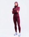 LEVITY Accelerate Brushed Neck Warmer Burgundy One Size