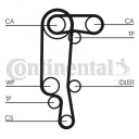 Registerreimsett med vannpumpe CONTITECH CT957WP3