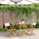  Bistrosett 3 deler kremhvit stoff og heltre 3281844