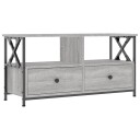  TV benk grå sonoma 90x33x45 cm konstruert tre og jern