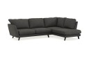 Trend Lyx 4 seters Høyrevendt L formet Sjeselongsofa i Manchester   Mørk grå