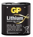 Gp batteri CR P2 1pk 10 lithium foto 6V