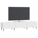  TV skap Høgglans hvit 147 x 34,5 x 32 cm Konstruert tre