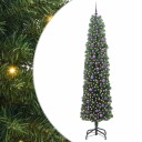  Kunstig juletre med 300 LED grønn 240 cm PVC og stål og plast