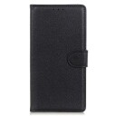 INCOVER Honor 90 PU Litchi Skin Flip Deksel med Lommebok - Svart