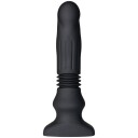 Master Series Thunderplugs Swelling and Thrusting Butt Plug    - Svart
