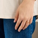 Pernille Corydon Pine Ring 18 Kt. Forgyldt r-486-gp-52 (ring) - Dame - 925 sterling silver