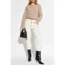 AllSaints Dame Strikkevarer Beige S,