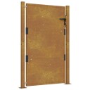 vidaXL Hageport 105x130 cm cortenstål