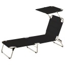 Fiam Amigo solseng top black aluminium/textilene