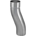VMZINC dobbelbøyning SINK NATURLIG   100 mm zinc natur quartz zinc anthra zinc diameter 100 mm length 2000 mm