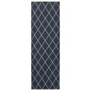vidaXL Teppe Runner ORIZ 1150 gsm Svart nettmønster