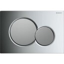 Geberit Sigma 01 Round Krom/matt Krom
