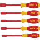 Wiha 1000V VDE Sekskantskrutrekkersett med SoftFinish, 5 deler