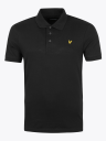 Lyle & Scott Plain Polo Shirt Sort L