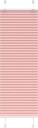  plisségardin Rosa 50x100 cm Stoff Bredde 49,4 Polyester