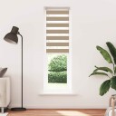  Sebragardin sandbrun 65x200 cm stoff bredde 60,9 polyester