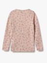 Wheat Wool T Shirt L/S Alfie – lilac flowers   98