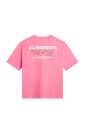 J. Lindeberg 30Y Hale T Shirt Pink XL